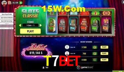 Provedores de Jogos T7Bet